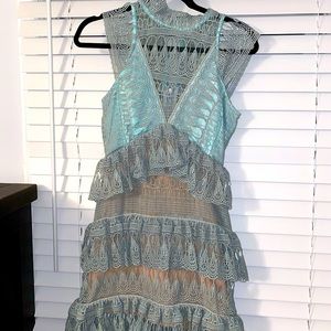 Cute little blue cocktail dress